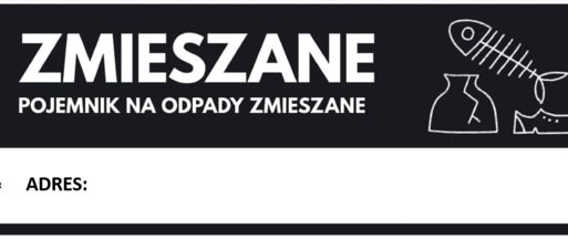 Każdy pojemnik powinien być oznaczony