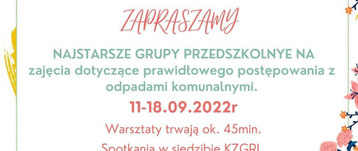 Zapraszamy grupy przedszkolne z Leszna na zajęcia edukacyjne w ramach inicjatywy Aktywne Obywatelskie Leszno.