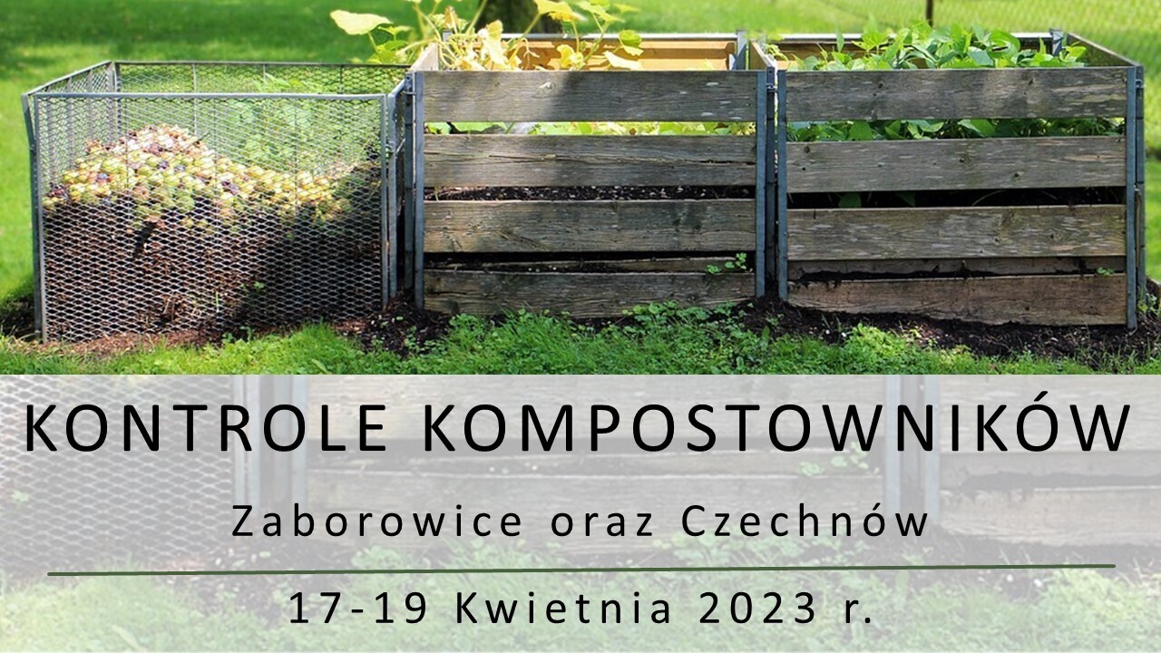 Zawiadomienie o kontrolach przydomowych kompostowników