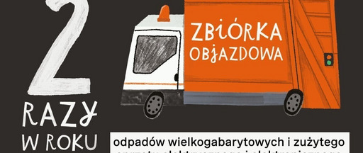 Rozpoczynamy drugi cykl objazdowych zbiórek odpadów wielkogabarytowych i zużytego sprzętu elektrycznego i elektronicznego. 