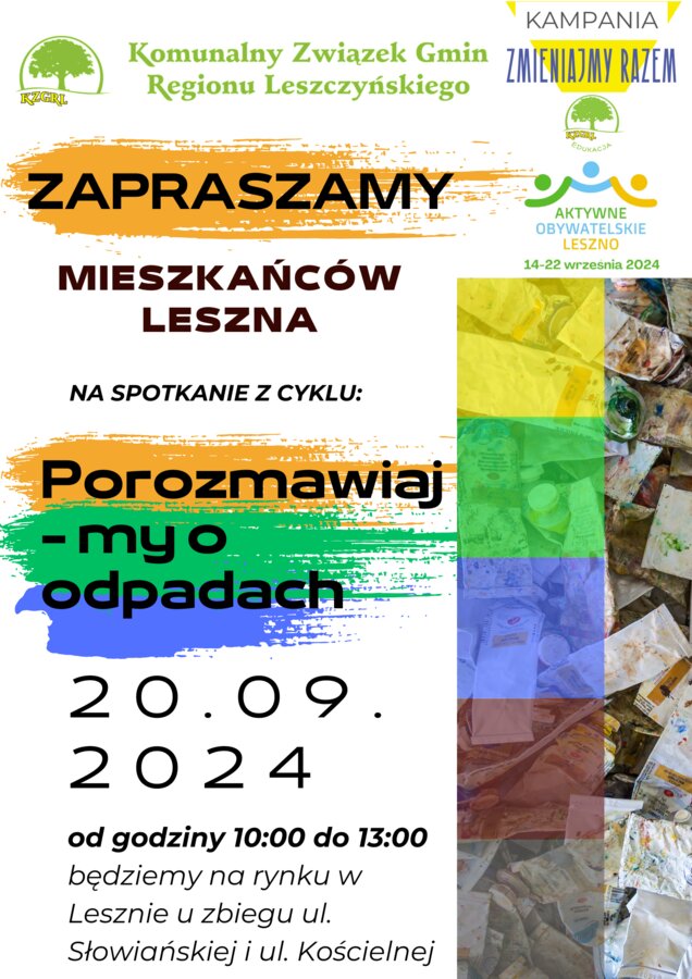 Leszno, porozmawiajmy o odpadach! 