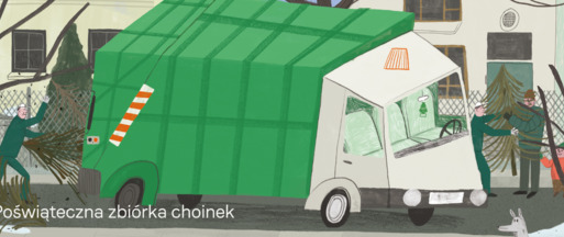 Poświąteczna zbiórka żywych choinek