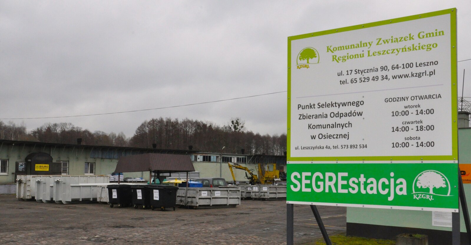 Nowy PSZOK w Osiecznej – Wygodne miejsce na selektywną zbiórkę odpadów