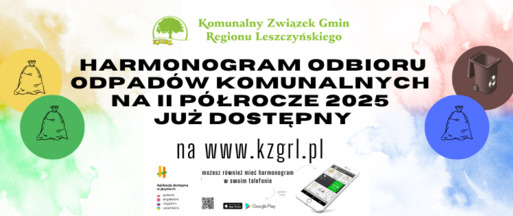 Informacja o harmonogramach na II półrocze 2025 r.