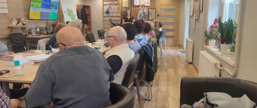 Na zaproszenie uczestników Klubu Seniora z gminy Wijewo przeprowadziliśmy spotkanie edukacyjne na temat zasad postępowania z odpadami komunalnymi.